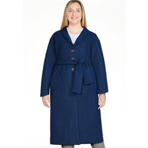 Time and Tru Women's LARGE Shawl Collar Coat